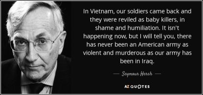 Seymour Hersh: Calling them as he sees them, come what may ...