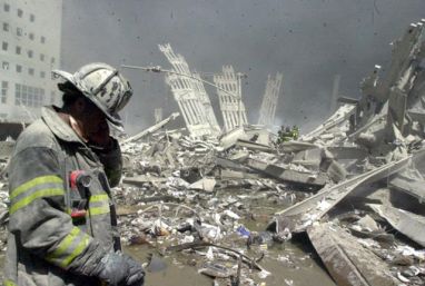 http://worldmeets.us/images/Sept11WTCFirefighterAmidRubble_pic.jpg
